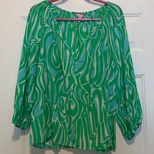 Three Quarter Length Lily Pulitzer Top